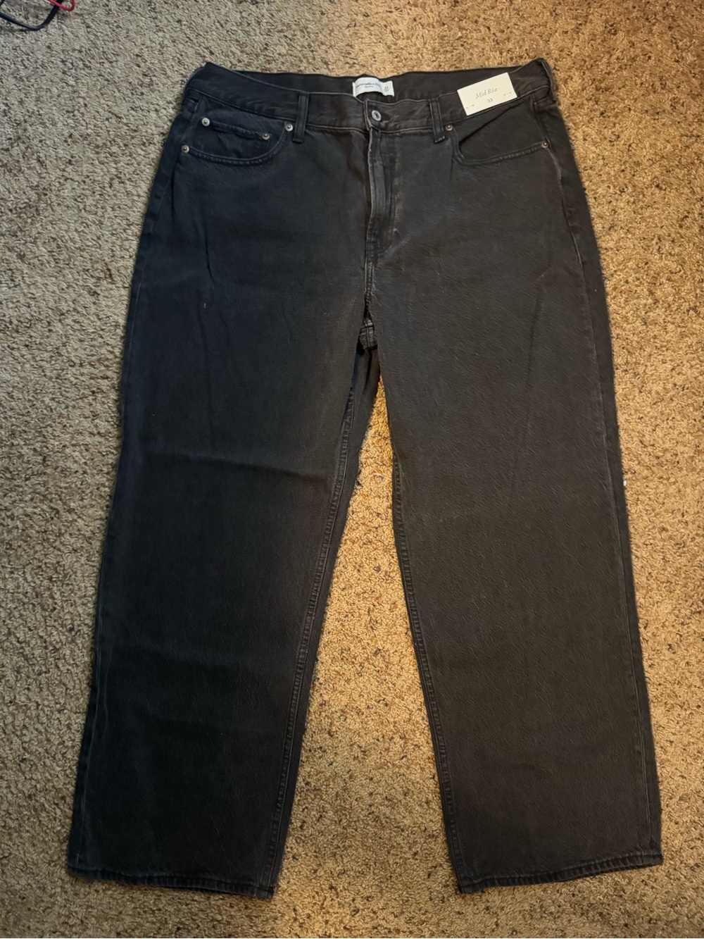 Abercrombie & Fitch Women’s Mid-Rise Jean, Size 33